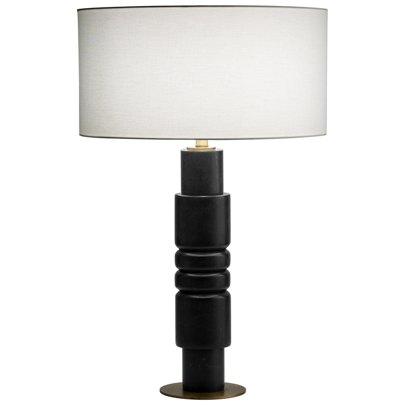 Quorum Home Cyan - 10957 - One Light Table Lamp - Black