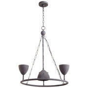 Quorum Home Cyan - 10971 - Four Light Pendant - Noir