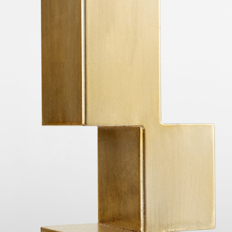 Quorum Home Cyan - 10985 - One Light Table Lamp - Black And Gold