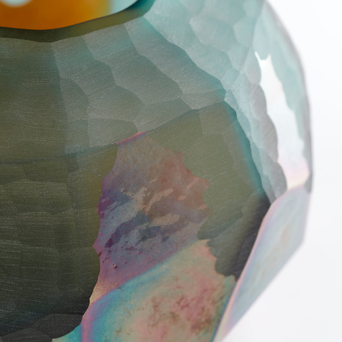 Quorum Home Cyan - 11062 - Vase - Green And Gold