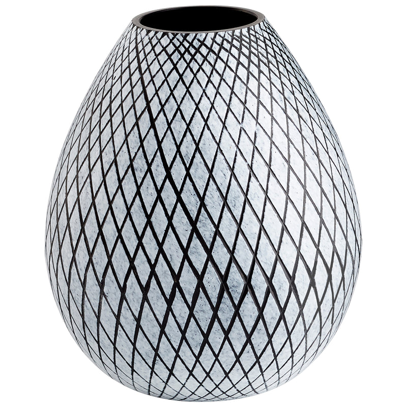 Quorum Home Cyan - 11094 - Vase - Frosted Grey