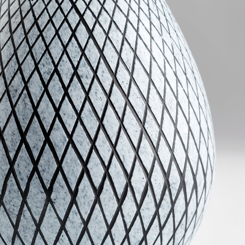 Quorum Home Cyan - 11094 - Vase - Frosted Grey