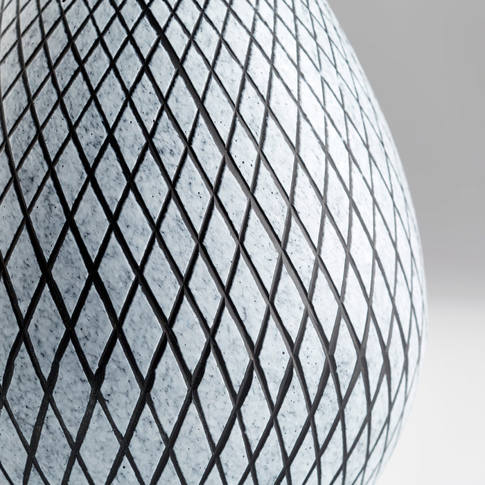 Quorum Home Cyan - 11094 - Vase - Frosted Grey