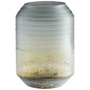 Quorum Home Cyan - 11103 - Vase - Grey And Guilded Silver