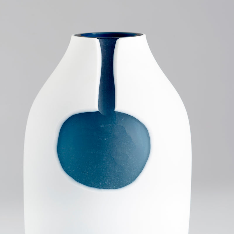 Quorum Home Cyan - 11109 - Vase - Blue And White