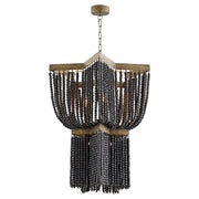 Quorum Home Cyan - 11243 - Three Light Pendant - Tinted Raw Iron