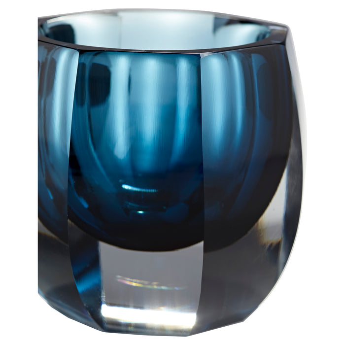 Quorum Home Cyan - 11253 - Vase - Blue/Clear