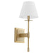 Quorum Home Cyan - 11264 - One Light Wall Mount - Aged Brass