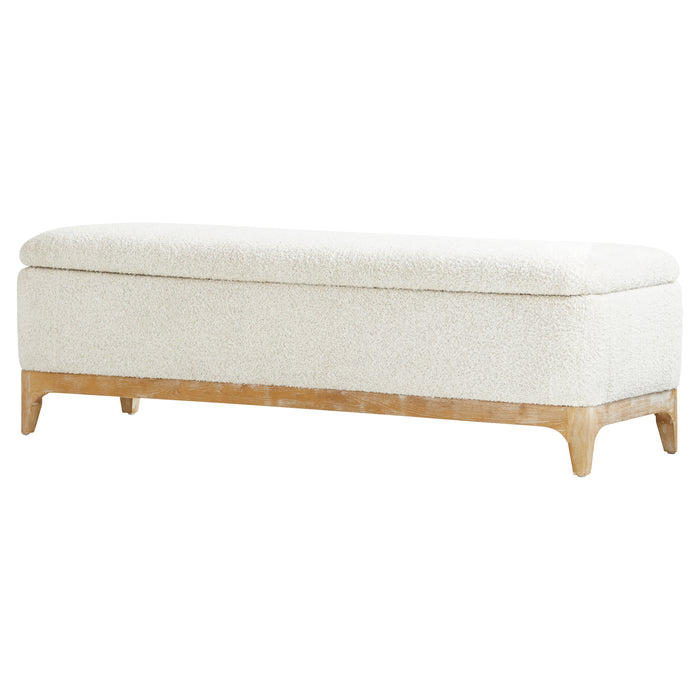 Quorum Home Cyan - 11380 - Bench - White - Cream