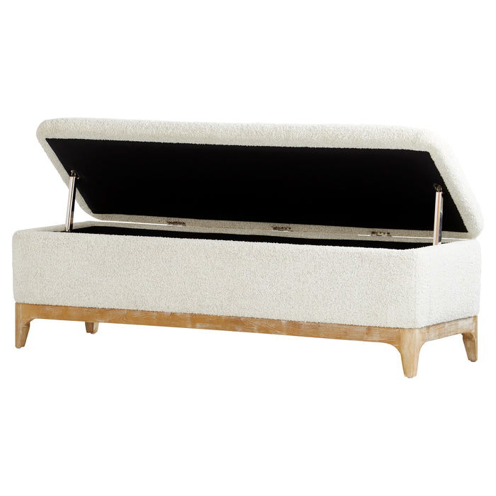 Quorum Home Cyan - 11380 - Bench - White - Cream