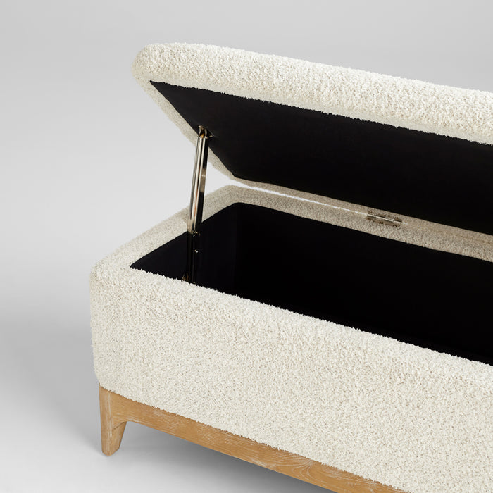 Quorum Home Cyan - 11380 - Bench - White - Cream