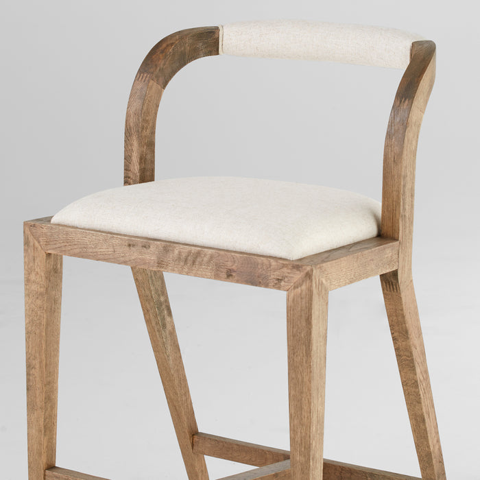 Quorum Home Cyan - 11382 - Stool - White - Cream
