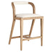 Quorum Home Cyan - 11382 - Stool - White - Cream