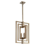 Quorum Home Cyan - 11388 - Four Light Pendant - Dark Brass