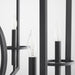 Quorum Home Cyan - 11389 - Six Light Chandelier - Noir