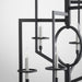 Quorum Home Cyan - 11389 - Six Light Chandelier - Noir