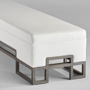 Quorum Home Cyan - 11397 - Bench - White