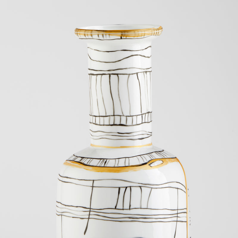 Quorum Home Cyan - 11430 - Vase - Black And White