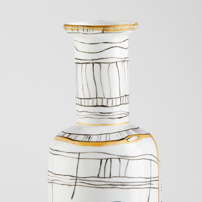 Quorum Home Cyan - 11430 - Vase - Black And White