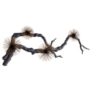 Quorum Home Cyan - 11436 - Wall Decor - Black And Gold Accents