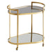 Quorum Home Cyan - 11437 - Bar Cart - Gold