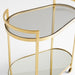 Quorum Home Cyan - 11437 - Bar Cart - Gold
