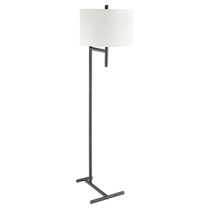 Quorum Home Cyan - 11456 - One Light Floor Lamp - Black