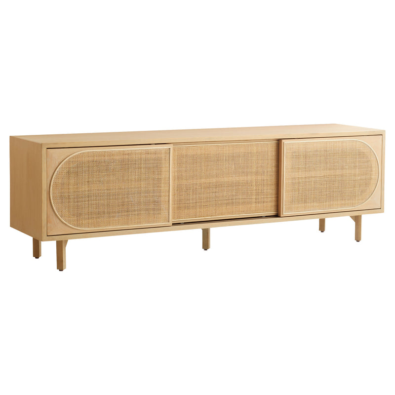 Quorum Home Cyan - 11495 - Media Cabinet - Oak