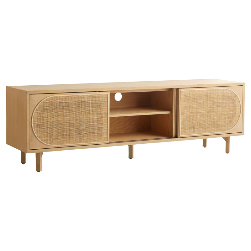 Quorum Home Cyan - 11495 - Media Cabinet - Oak