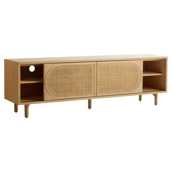 Quorum Home Cyan - 11495 - Media Cabinet - Oak