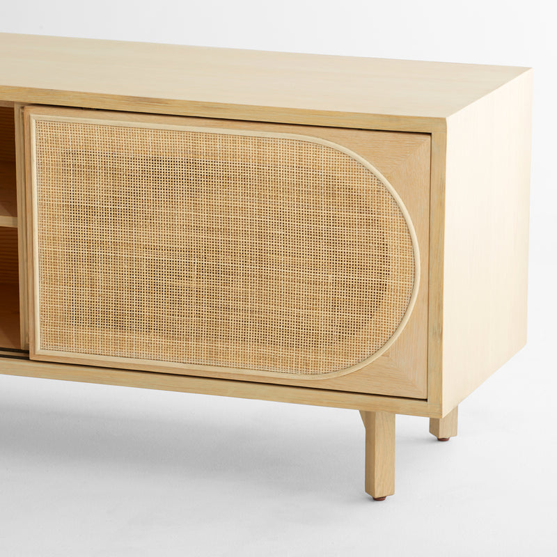 Quorum Home Cyan - 11495 - Media Cabinet - Oak