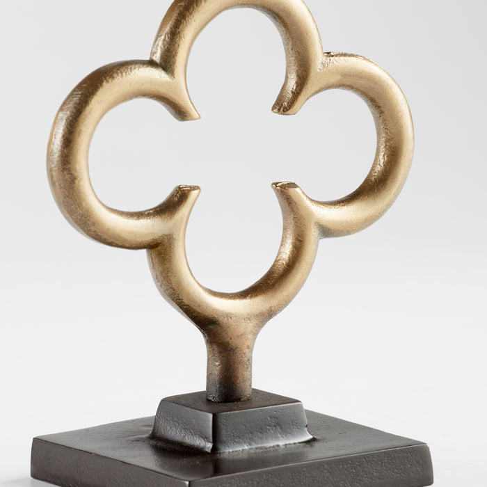 Quorum Home Cyan - 11518 - Sculpture - Antique Brass