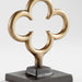 Quorum Home Cyan - 11518 - Sculpture - Antique Brass