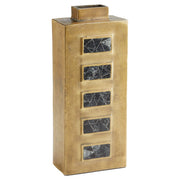 Quorum Home Cyan - 11531 - Vase - Antique Brass