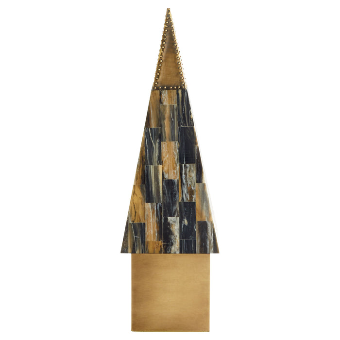 Quorum Home Cyan - 11532 - Sculpture - Antique Brass