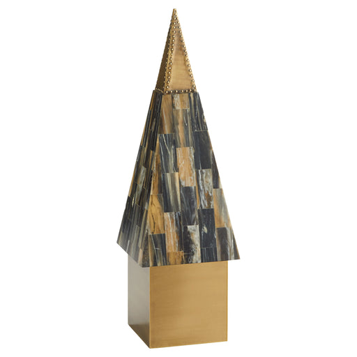 Quorum Home Cyan - 11532 - Sculpture - Antique Brass
