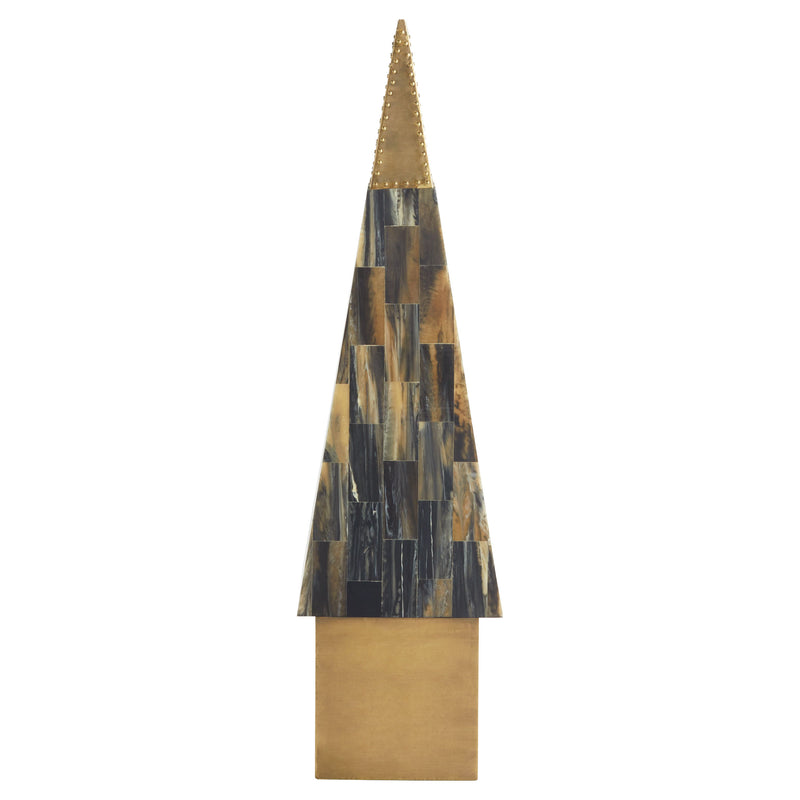Quorum Home Cyan - 11533 - Sculpture - Antique Brass