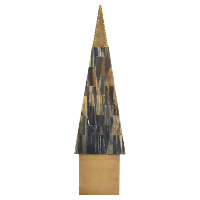 Quorum Home Cyan - 11533 - Sculpture - Antique Brass