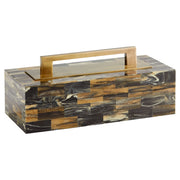 Quorum Home Cyan - 11534 - Box - Antique Brass