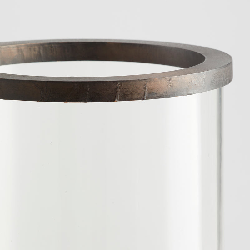 Quorum Home Cyan - 11539 - Floor Hurricane - Bronze
