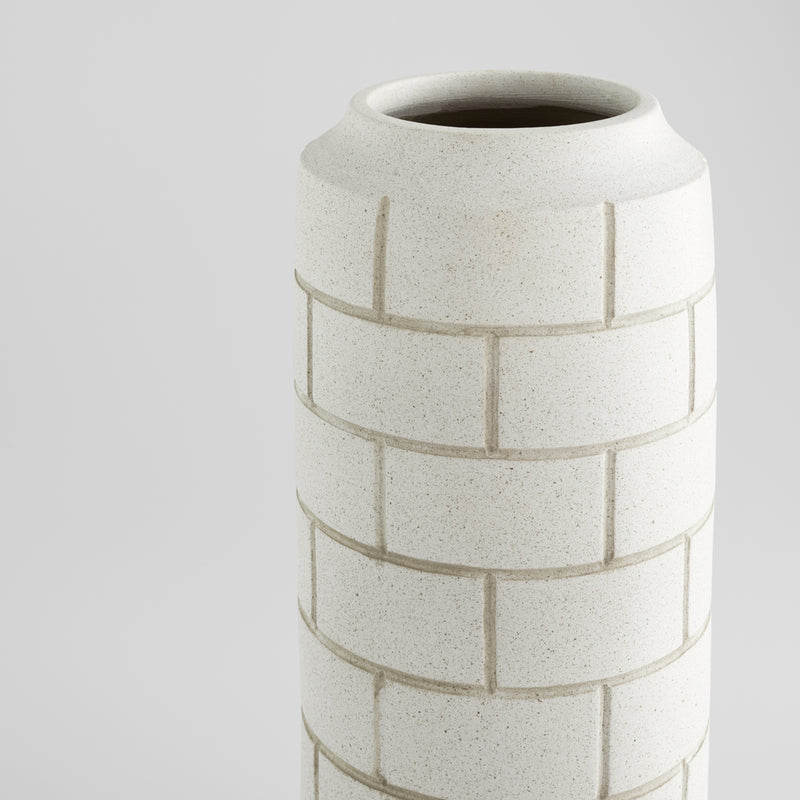 Quorum Home Cyan - 11554 - Vase - Matte Grey Speckle