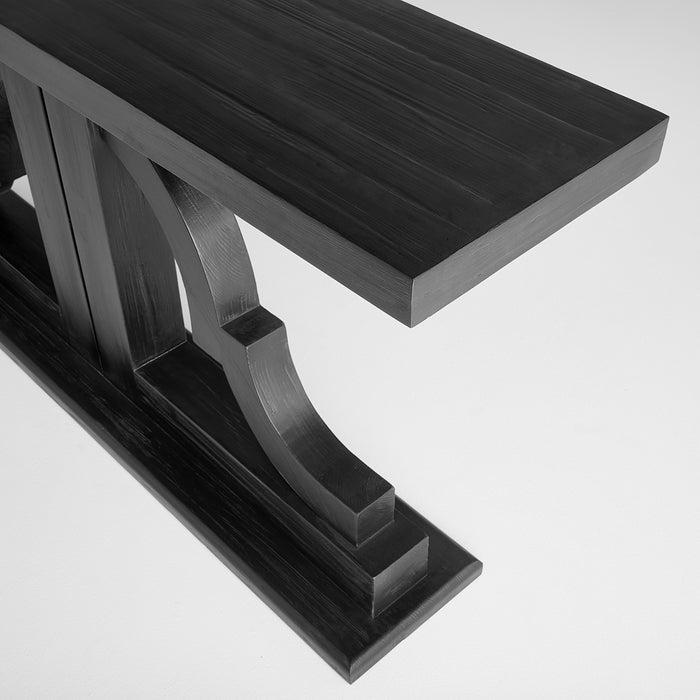 Quorum Home Cyan - 11569 - Console Table - Black Stain