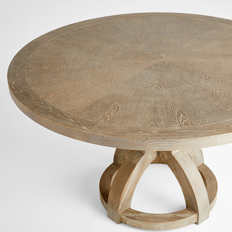 Quorum Home Cyan - 11570 - Dining Table - Washed Oak