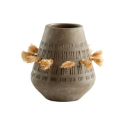 Quorum Home Cyan - 11588 - Vase - Textured Grey