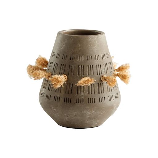 Quorum Home Cyan - 11588 - Vase - Textured Grey