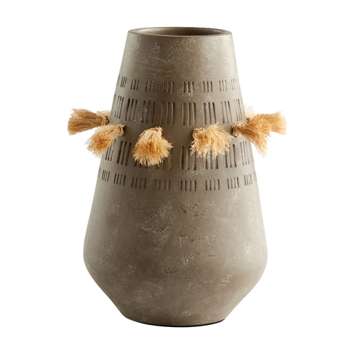 Quorum Home Cyan - 11589 - Vase - Textured Grey