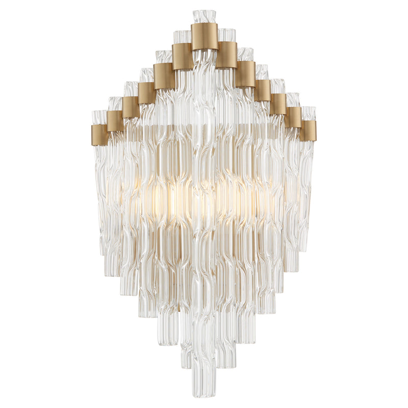 Quorum Home Cyan - 11626 - One Light Wall Sconce - Aged Brass