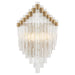 Quorum Home Cyan - 11626 - One Light Wall Sconce - Aged Brass