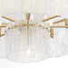 Quorum Home Cyan - 11631 - Nine Light Chandelier - Aged Brass