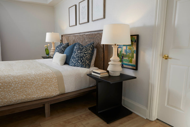 Barcelona Table Lamp Designed by J Kent Martin |White